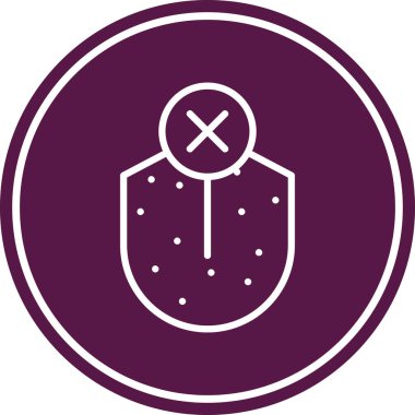 Kişisel ve ticari kullanım için vektör kalkanı simgesi.