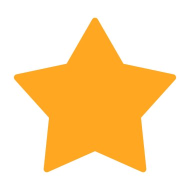 yıldız simgesi vektör illüstrasyonu