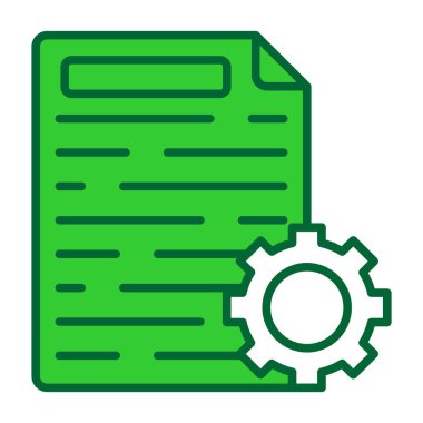 dosya vektör renk çizgisi simgesi