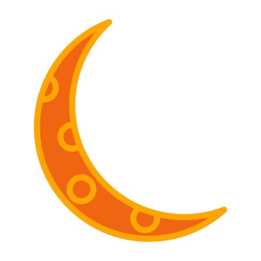 hilal ay simgesi, vektör illüstrasyonu