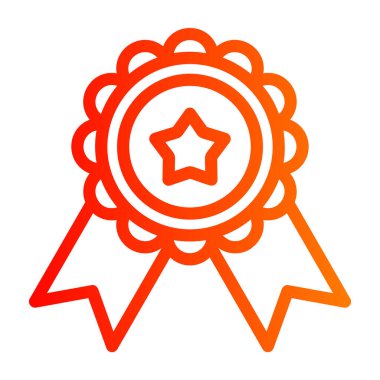 Madalya. Web simgesi basit tasarım