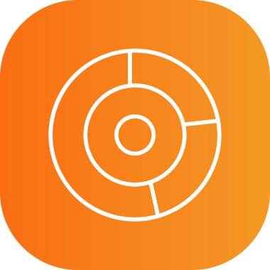 Modern simgenin vektör illüstrasyonu