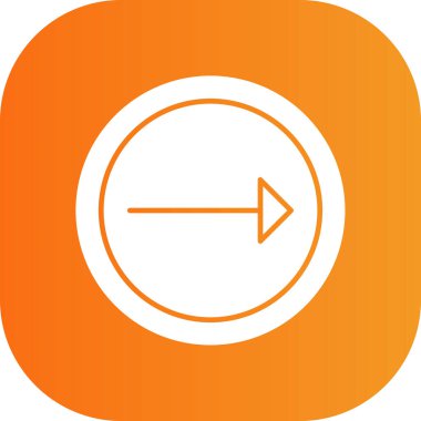 ok simgesinin vektör illüstrasyonu