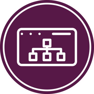 Modern dizüstü bilgisayar simgesinin vektör illüstrasyonu