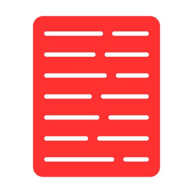 Simge vektör illüstrasyonunu listele