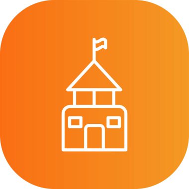 Vektör evi ico, vektör illüstrasyonu