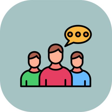grup insanları grup simgesi vektör çizimi çizimi