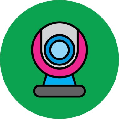 Vektör kamera Simgesi illüstrasyonu