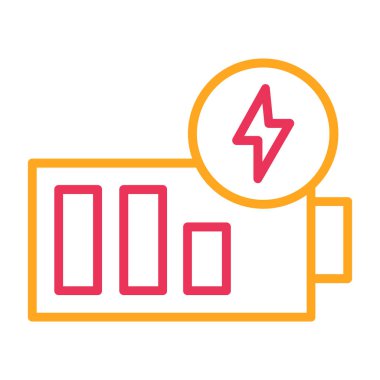 enerji ikonu vektör illüstrasyonu