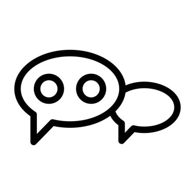 konuşma kabarcığı vektör çizimi