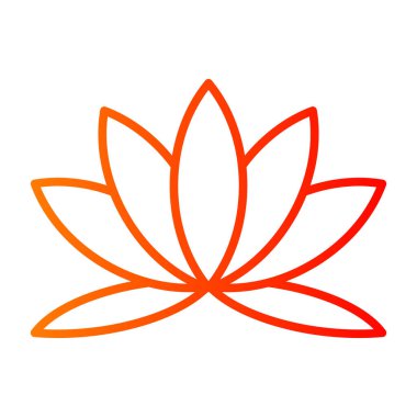 çiçek simgesi vektör illüstrasyonu