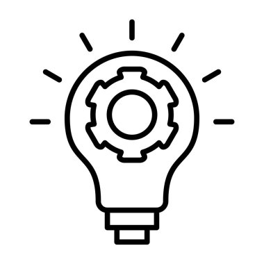 Ampul simgesi, anahat stili