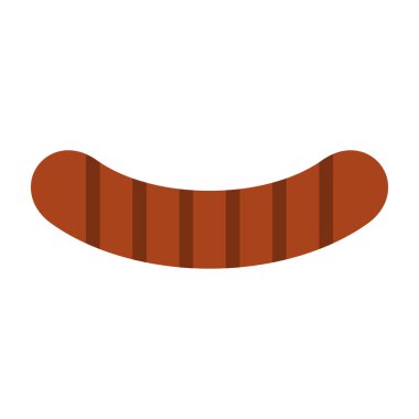 düz renkli çizgi film sosisleri