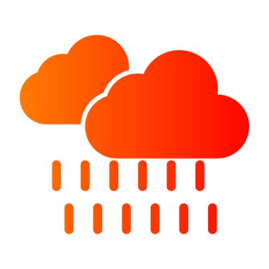 soyut arkaplanda izole edilmiş vektör bulut simgesi