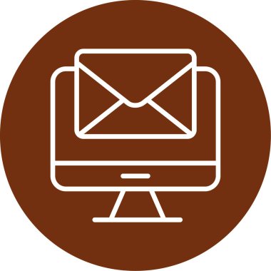 E- posta için vektör illüstrasyon simgesi