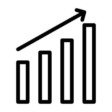grafik ikonu vektör illüstrasyonu