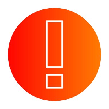 ünlem işareti. vektör çizim