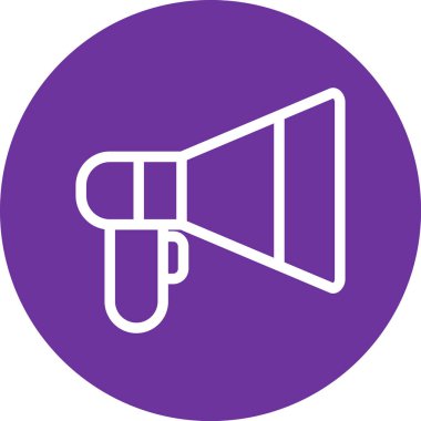 Hoparlör simgesinin vektör çizimi