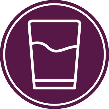 içki ikonu vektör illüstrasyonu