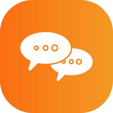 konuşma kabarcığı vektör çizimi