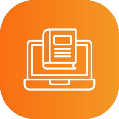 vektör lcd simgesi illüstrasyonu