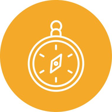 Pusula. Web simgesi vektör illüstrasyonu