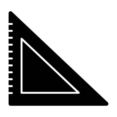 üçgen simgesi, basit vektör illüstrasyonu