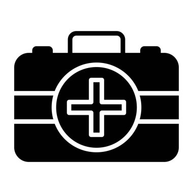 tıbbi yardım çantası simgesi, özet biçimi