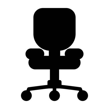 ofis koltuğu vektör simgesi