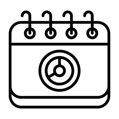 Alarm saat simgesi, özet biçimi