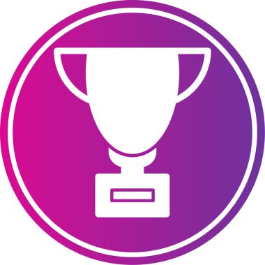 kupa simgesi vektör illüstrasyonu