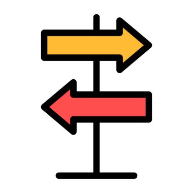 ok simgesi vektör illüstrasyonu