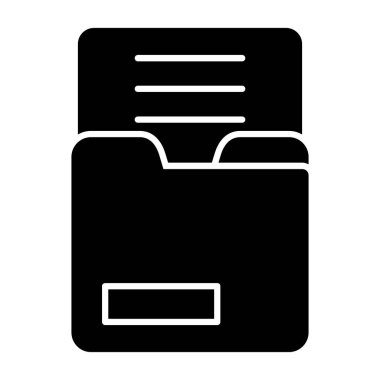 belge dizin simgesi. beyaz arkaplanda izole edilmiş web tasarımı için özet belge dizini vektör simgesi