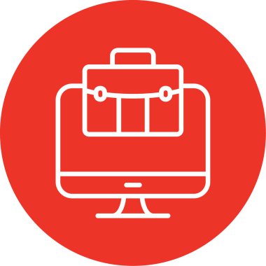 Seyahat ve tatil simgesinin vektör çizimi