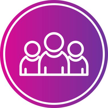 İnsan simgesinin vektör illüstrasyonu