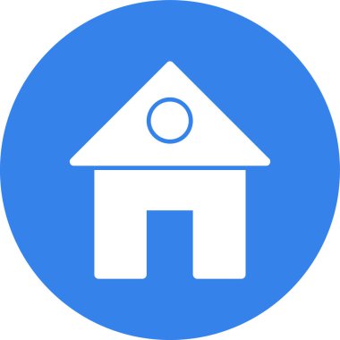 Ev. Web simgesi basit tasarım