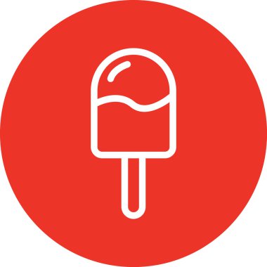 dondurma ikonu vektör illüstrasyon tasarımı