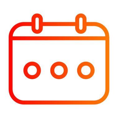 Takvim. Web simgesi basit tasarım