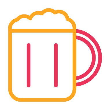 bira vektörü ince çizgi simgesi