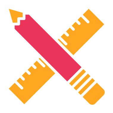 kalem simgesinin vektör illüstrasyonu