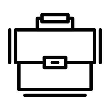 evrak çantası ikonu vektör illüstrasyonu