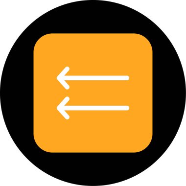 Ok. Web simgesi basit illüstrasyon