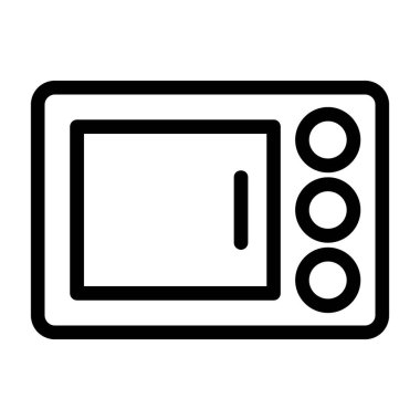 mikrodalga simge vektör çizim