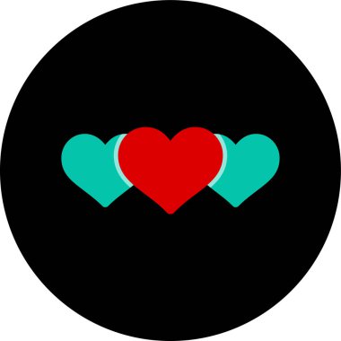 sevgi vektörü renk simgesi