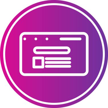 Bir kitap simgesinin vektör illüstrasyonu