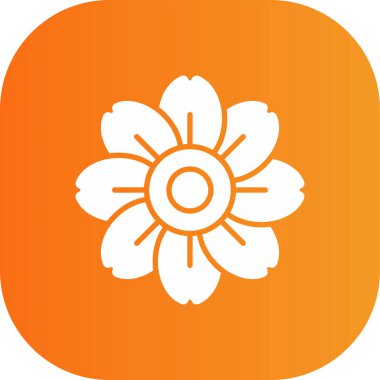 güzel çiçek desenli ikon