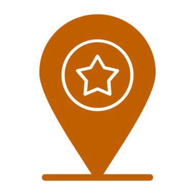 konum simgesi vektör illüstrasyonu