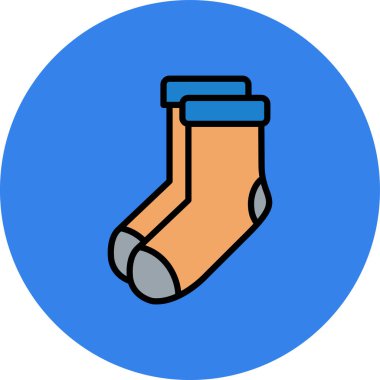 çorap vektör simgesi modern basit vektör illüstrasyonu