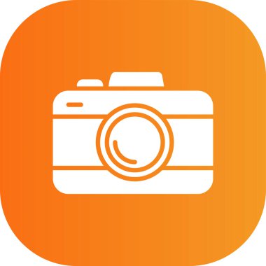 kamera simgesi vektör illüstrasyonu