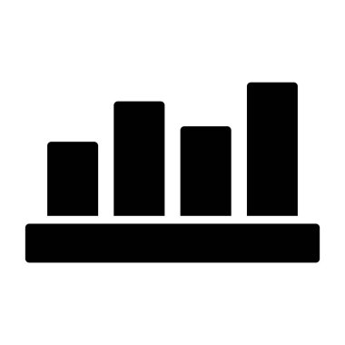 bar çizelgesi simgesi, vektör illüstrasyonu